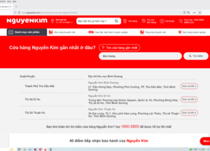 Nguyễn Kim số 26 Gia Long Thuận An Bình Dương